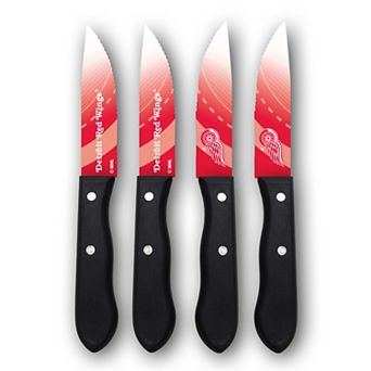 Detroit Red Wings 4 pc Steak Knife Set