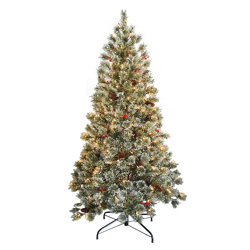 National Tree Company 6-ft. Pre-Lit Crystal Cashmere Artificial Christmas T