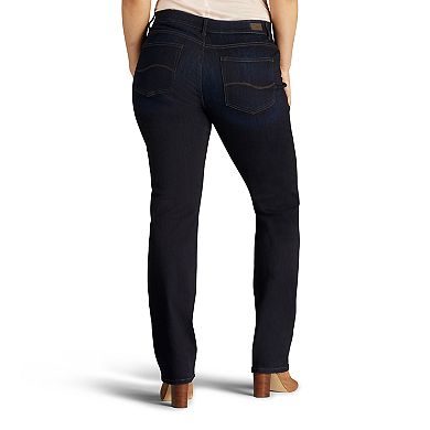 Plus Size Lee Flex Motion Regular Fit Straight-Leg Jeans