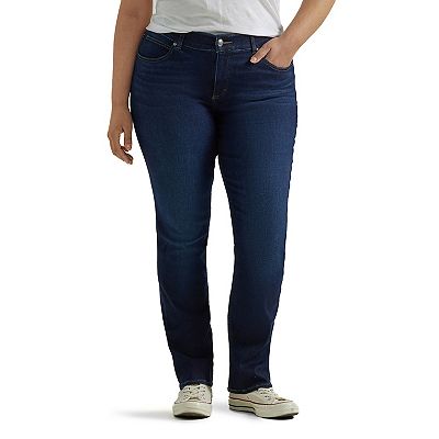 Plus Size Lee Side Elastic Jeans Petite Plus Size Lee® Flex Motion