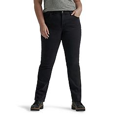 Lee Women's Size Ultra Lux Comfort with Flex Motion Straight Leg Jean,  Greet The Day, 26 Plus at  Women's Jeans store