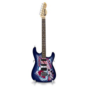 Colorado Avalanche Collector Series Mini Replica Electric Guitar