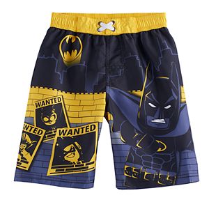 Boys 4-7 DC Comics Batman UPF 50 Swim Trunks