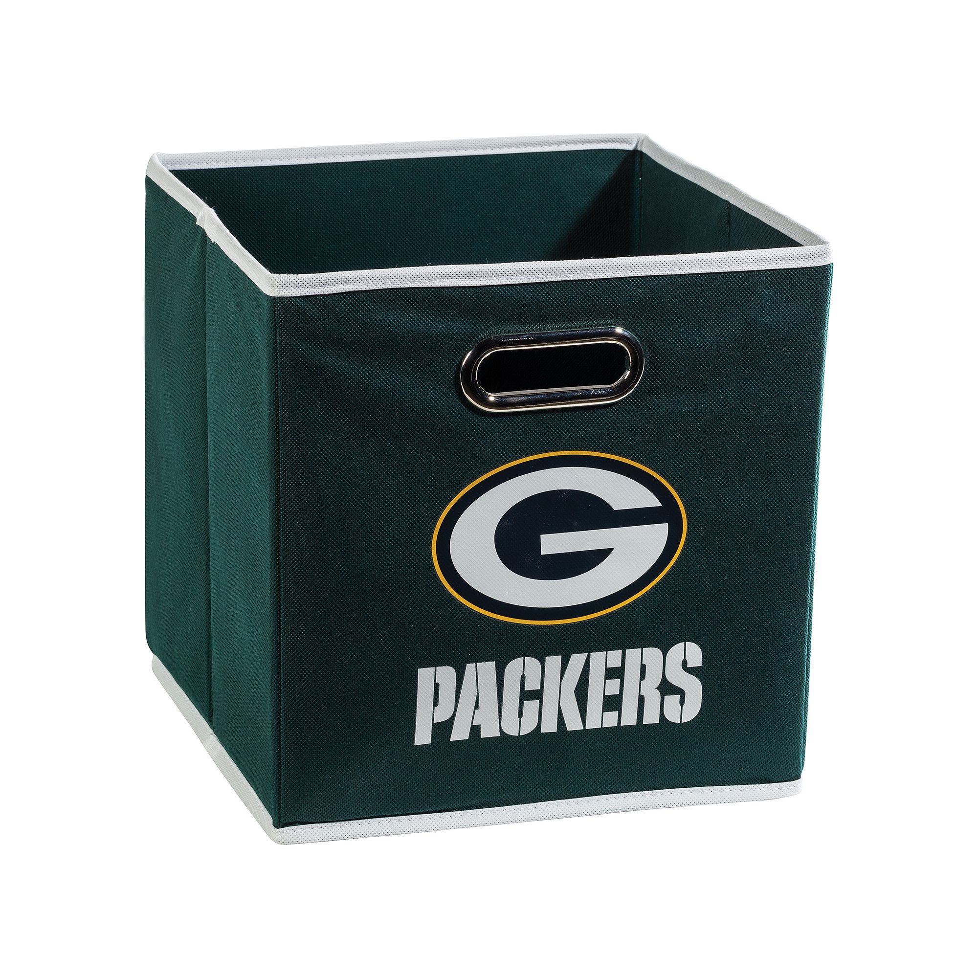 Franklin Sports Green Bay Packers Collapsible Storage Bin, Team