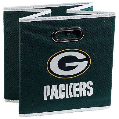 Franklin Sports Green Bay Packers Collapsible Storage Bin 