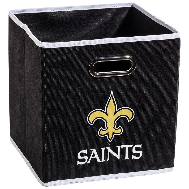 Franklin Sports New Orleans Saints Collapsible Storage Bin, Team