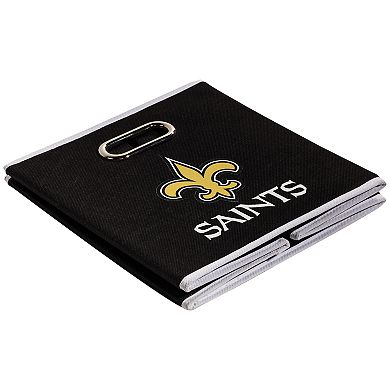 Franklin Sports New Orleans Saints Collapsible Storage Bin 