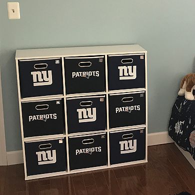 Franklin Sports New York Giants Collapsible Storage Bin 