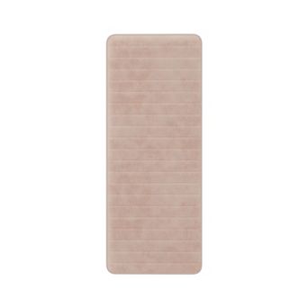 Portsmouth Home Memory Foam Striped Long Bath Mat