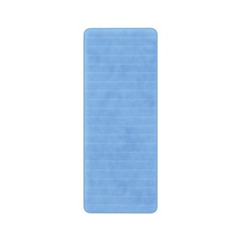 Portsmouth Home Memory Foam Striped Long Bath Mat