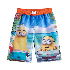 Boys 4-7 Despicable Me Minions UPF 50 Swim Trunks