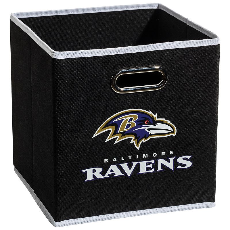Franklin Sports Baltimore Ravens Collapsible Storage Bin, Team