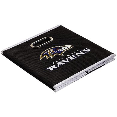 Franklin Sports Baltimore Ravens Collapsible Storage Bin 