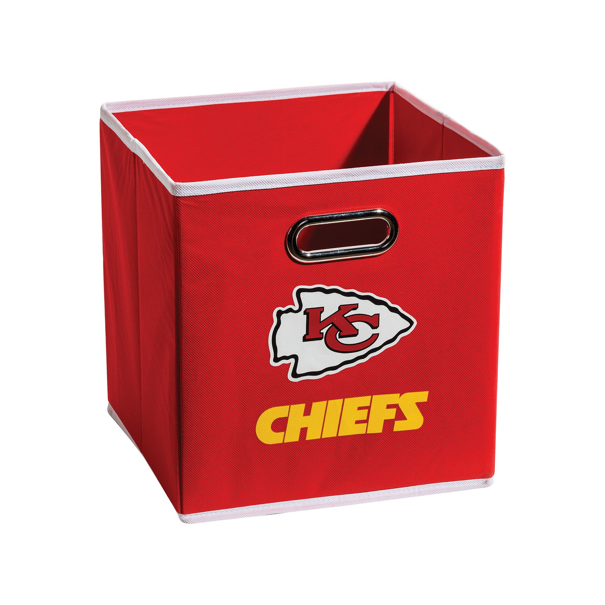 Franklin Sports Kansas City Chiefs Collapsible Storage Bin, Team