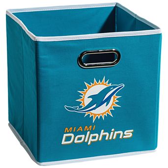 Franklin Sports Miami Dolphins Collapsible Storage Bin