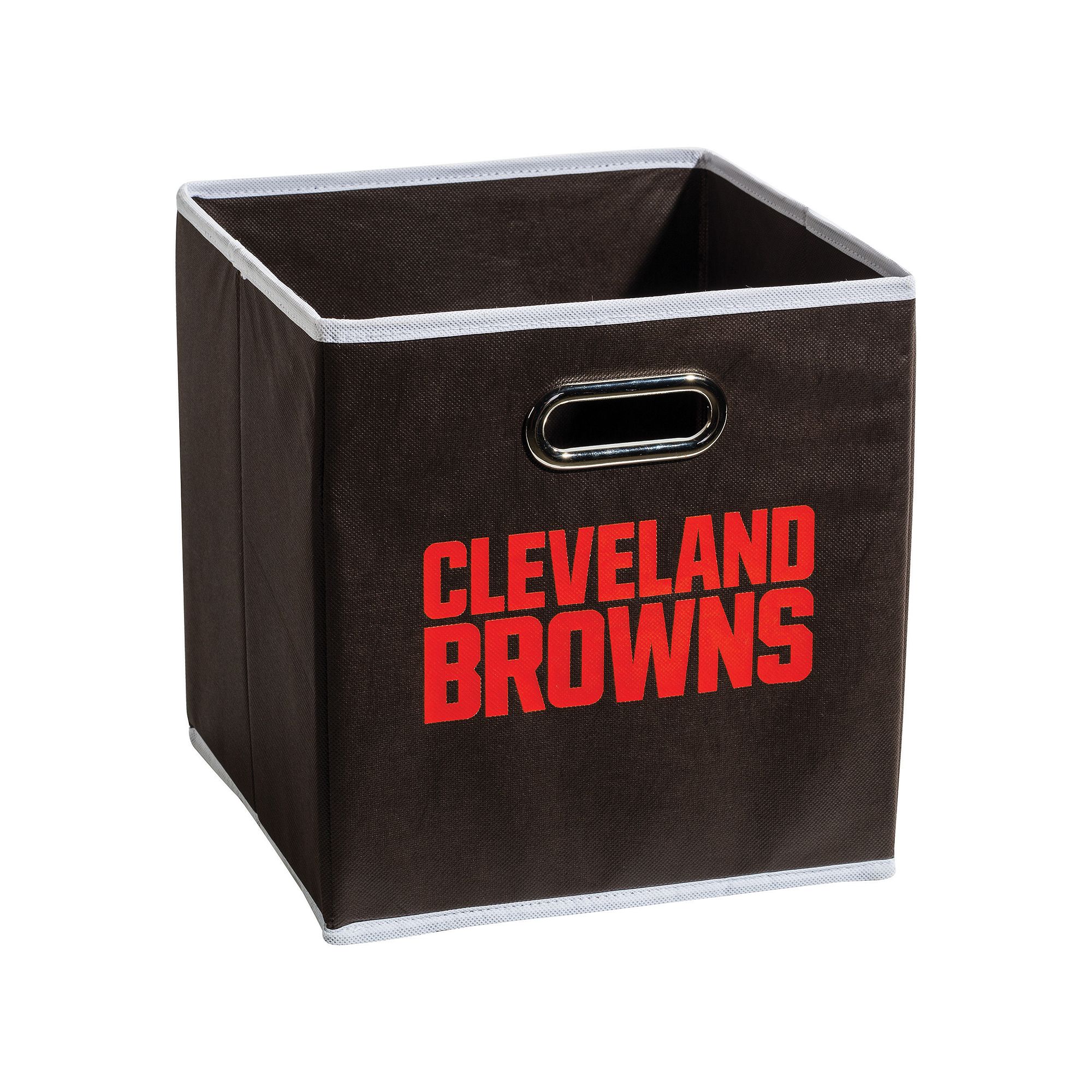 Franklin Sports Cleveland Browns Collapsible Storage Bin, Team