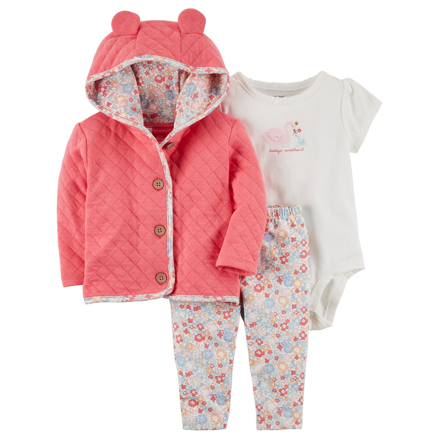 quilted jacket for baby girl