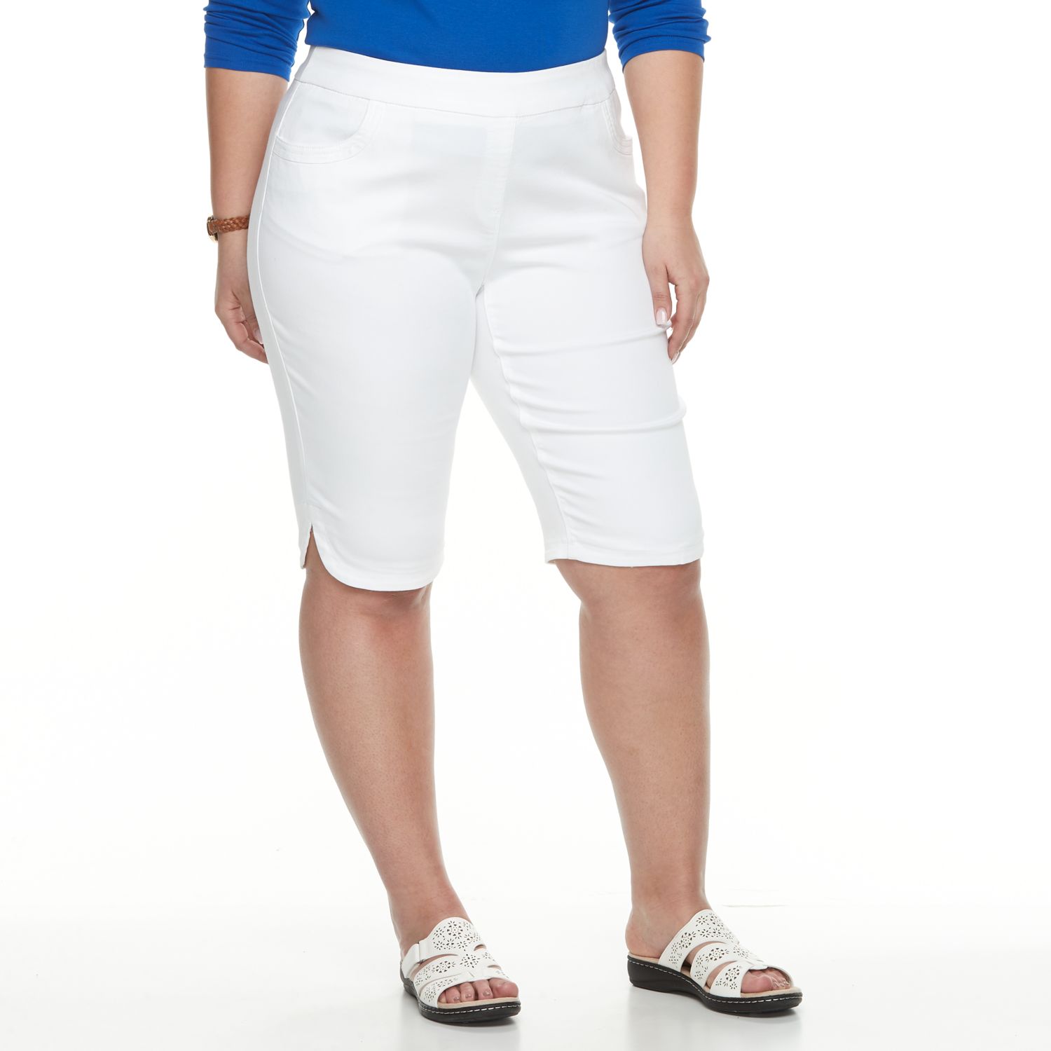 kohls plus size bermuda shorts