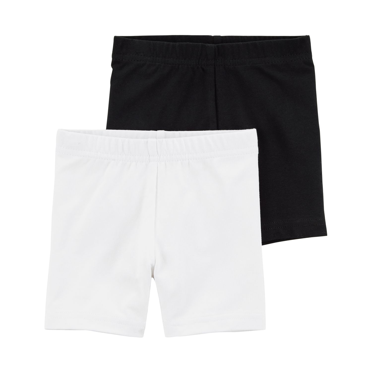 girls white bike shorts