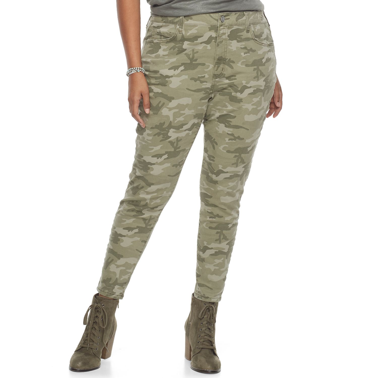 plus size olive green jeggings