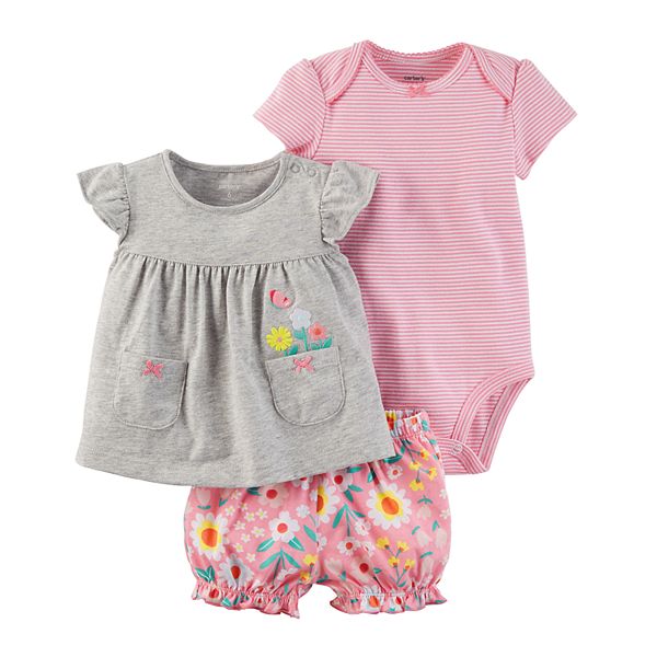 Baby Girl Carter's 3pc. Diaper Cover Set