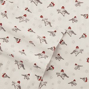 Eddie Bauer Frosty Finch Flannel Sheet Set