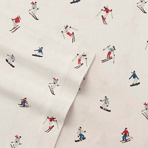 Eddie Bauer Ski Slope Flannel Sheet Set