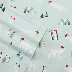 Eddie Bauer Winter Gathering Flannel Sheet Set