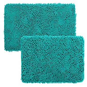 Portsmouth Home 2 pc Memory Foam Shag Bath Mat
