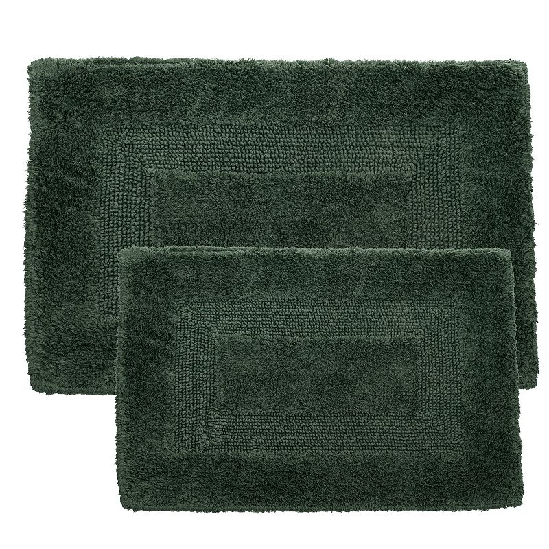 UPC 886511665286 product image for Portsmouth Home 2-piece Reversible Bath Rug Set, Green, 2 Pc | upcitemdb.com