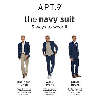 Men's Apt. 9® Extra-Slim Fit Twill Suit