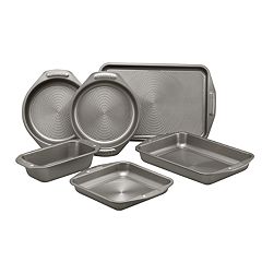 NutriChef Non-Stick Black Baking Pans - 6 Piece Steel Bakeware Set