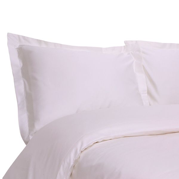 Grand Collection Hemstitch 400 Thread Count Duvet Cover Set