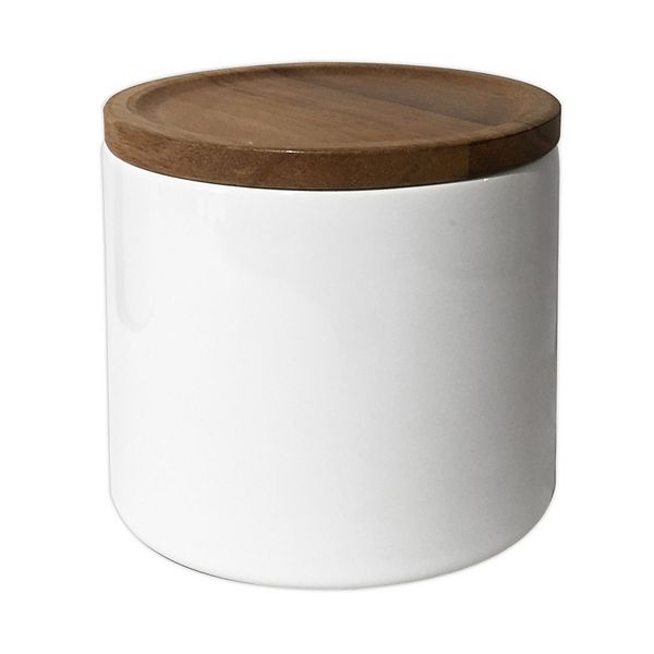 Food Network™ Small Canister with Acacia Wood Lid
