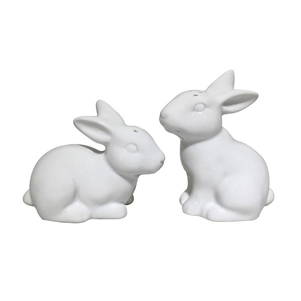 Bunny salt shop and pepper shakers