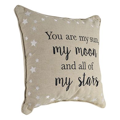 ''You are my Sun, my Moon and all of my Stars'' Throw Pillow
