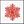 Red Snow Flake