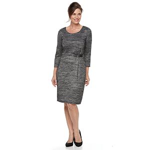 Women's Dana Buchman Marled Side Buckle Dress