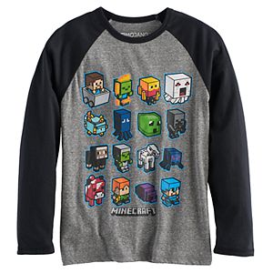 Boys 8-20 Minecraft Long-Sleeve Tee