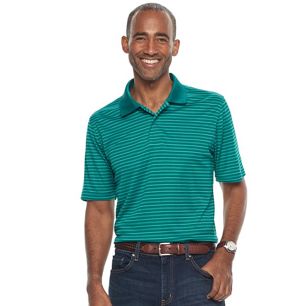 Men's Croft & Barrow® Cool & Dry Classic-Fit Striped Performance Polo