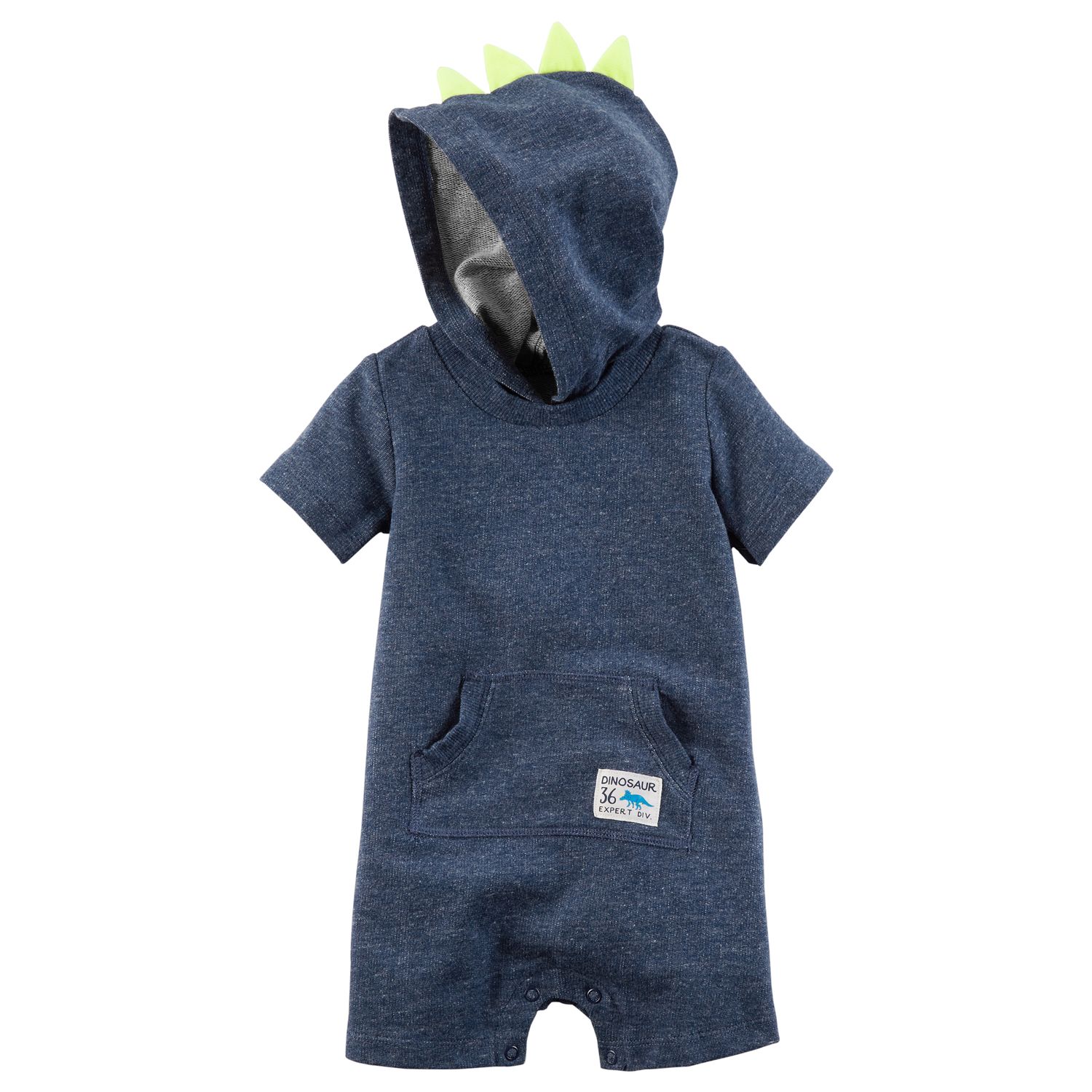 baby dinosaur onesie with spikes
