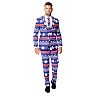 Men's OppoSuits Slim-Fit Holiday Novelty Suit & Tie Set