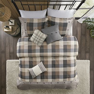 Madison Park Pioneer 7-piece Plaid Comforter Set 