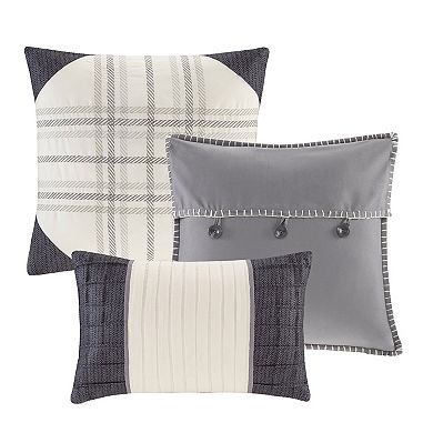 Madison Park Pioneer 7-piece Plaid Comforter Set
