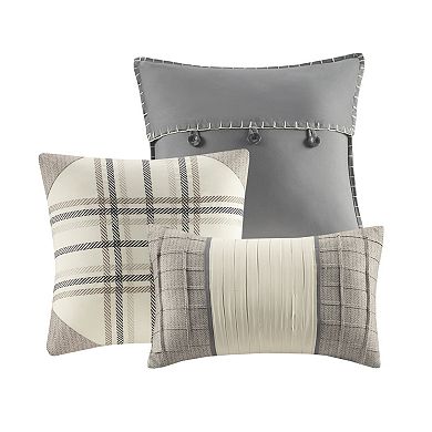 Madison Park Pioneer 7-piece Plaid Comforter Set 