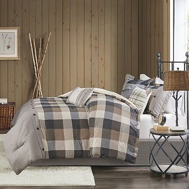 Madison Park Pioneer 7-piece Plaid Comforter Set 