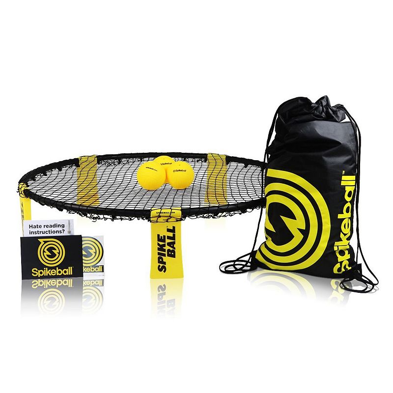 Spikeball Standard 3 Ball Kit with Adjustable Net & Balls - Portable Roundnet Game