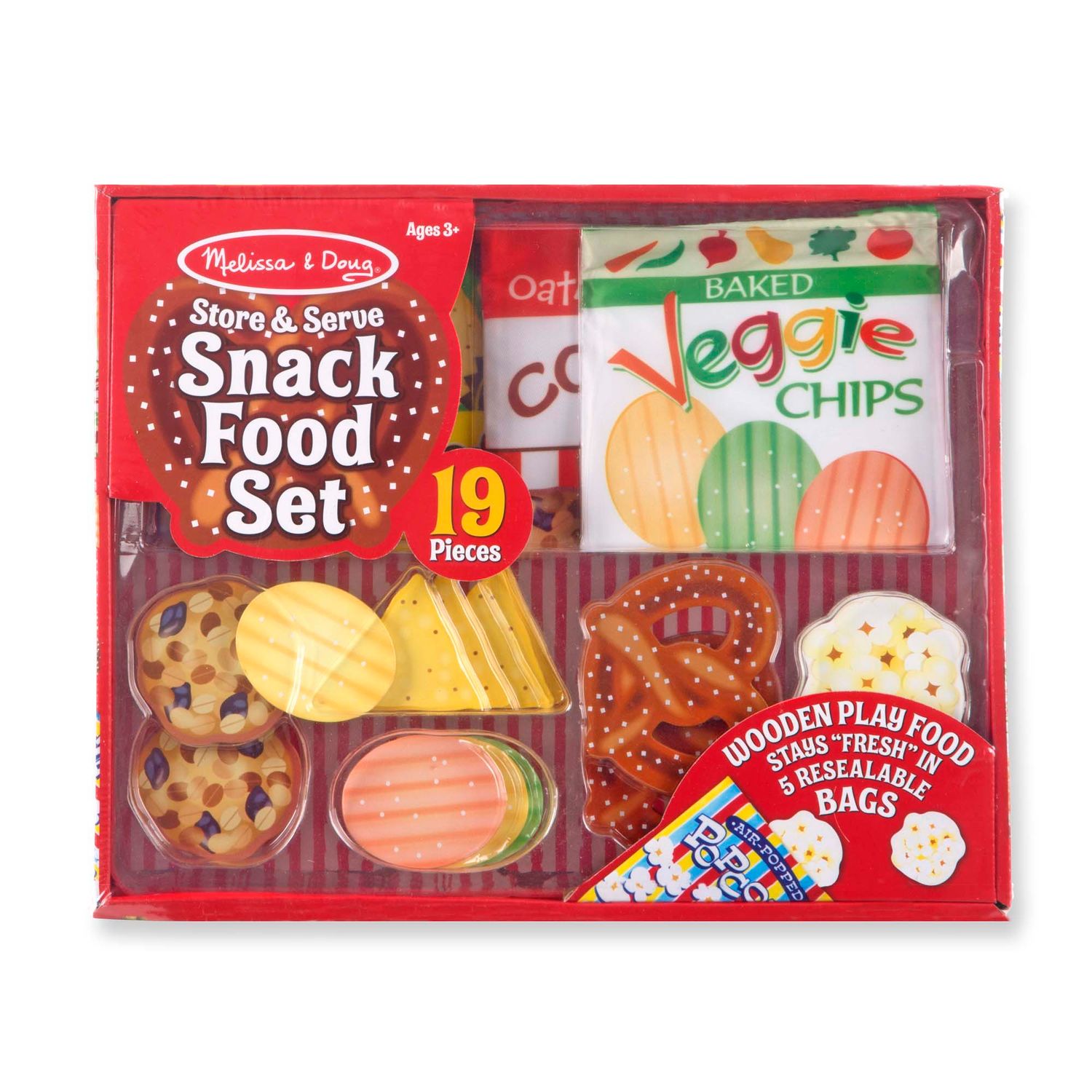 melissa & doug slice and bake wooden cookie play food set