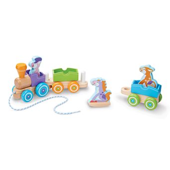 Melissa & Doug Rocking Farm Animals Pull Train