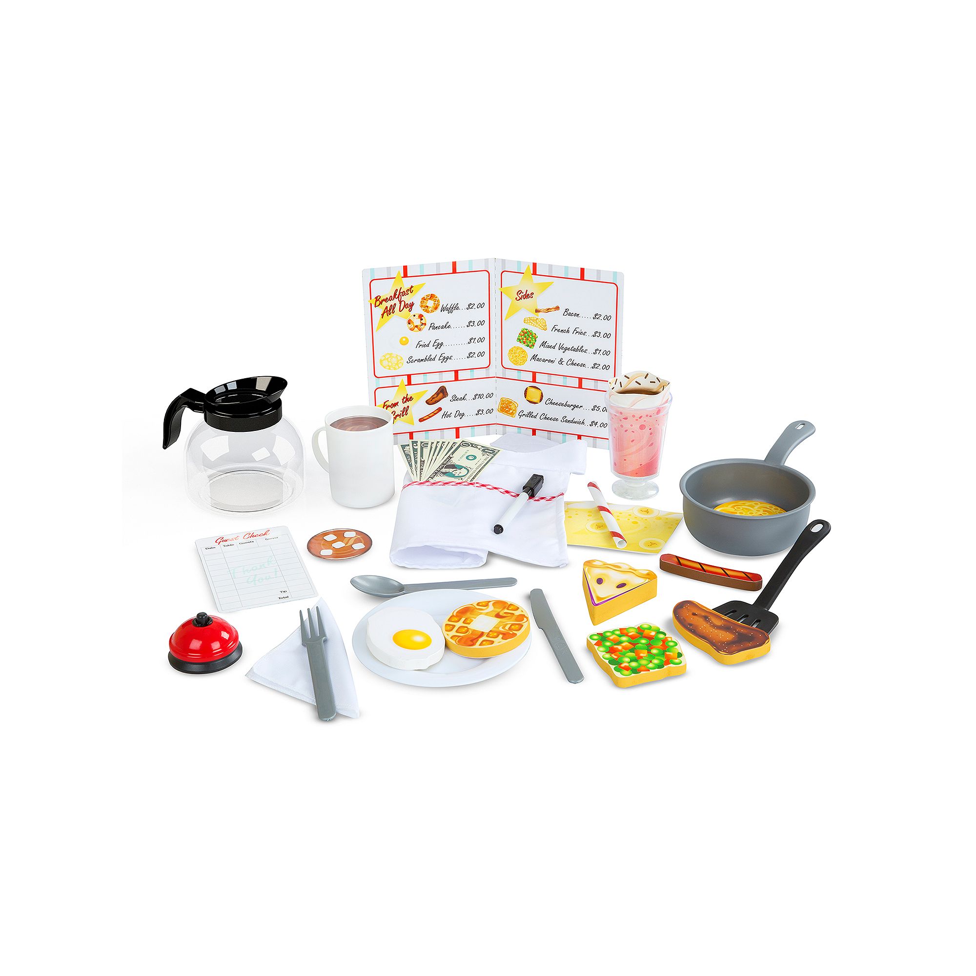 Melissa & Doug Star Diner Play Set, Multicolor